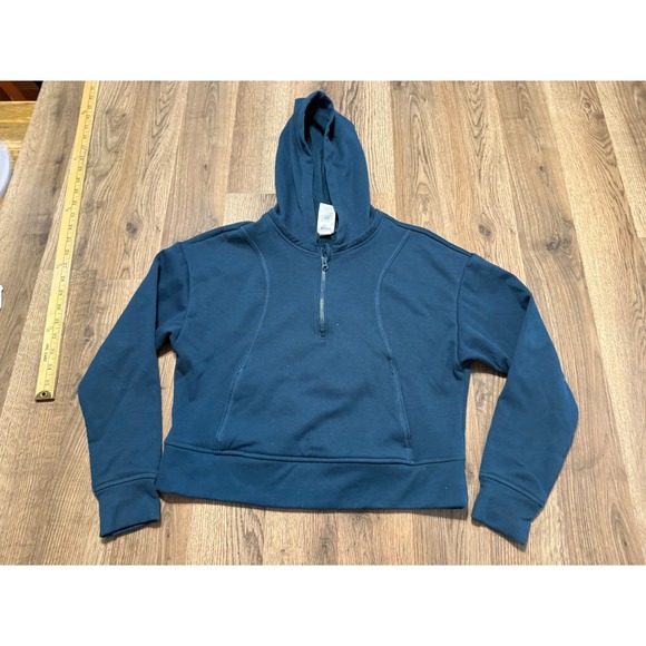 Member's Mark Other - Member's Mark Sweatshirt, Youth Girls Size Large, Blue, Quarter Zipper, Pullover